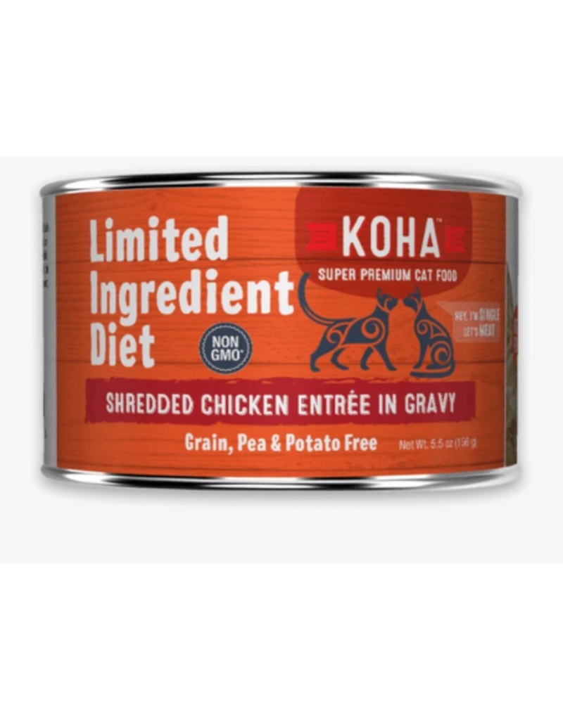 Koha Koha LID Premium Cat Food | Shredded Chicken 5.5 oz single