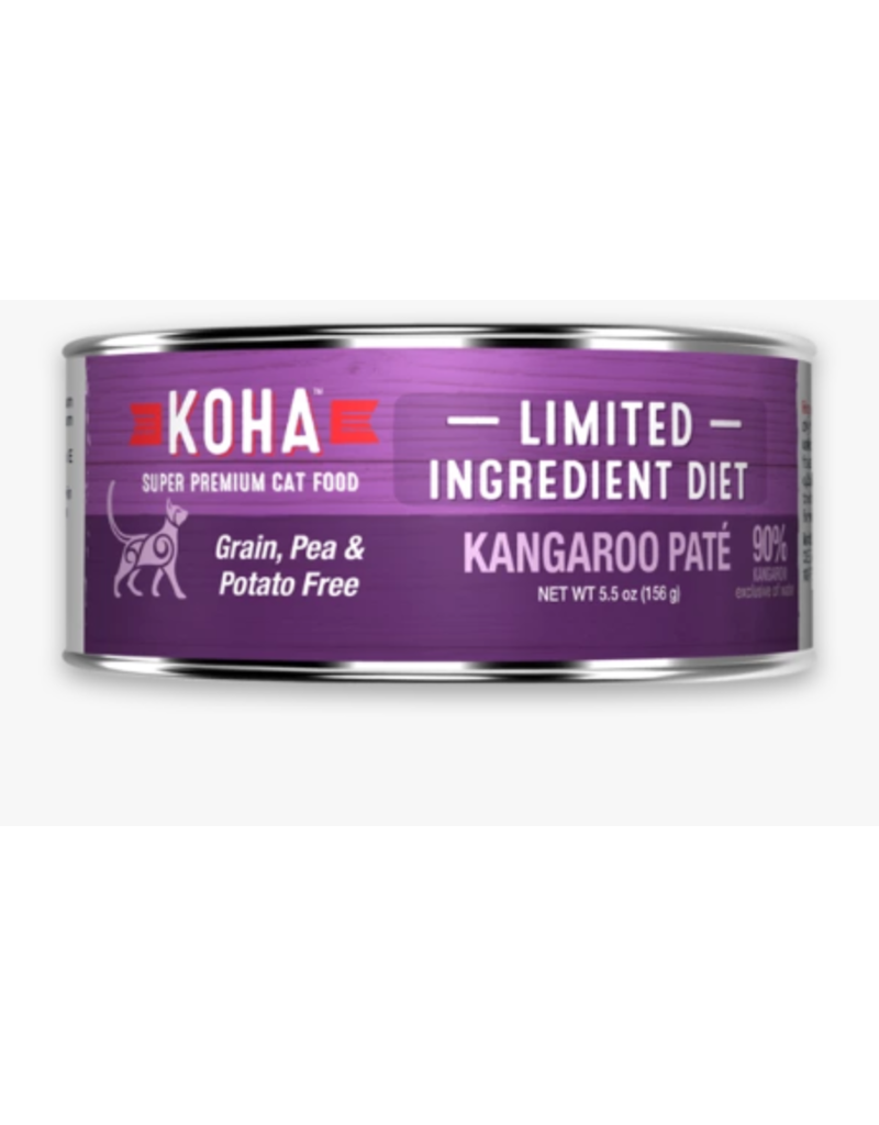 Koha Koha Canned Cat Food Kangaroo Pate 5.5 oz single