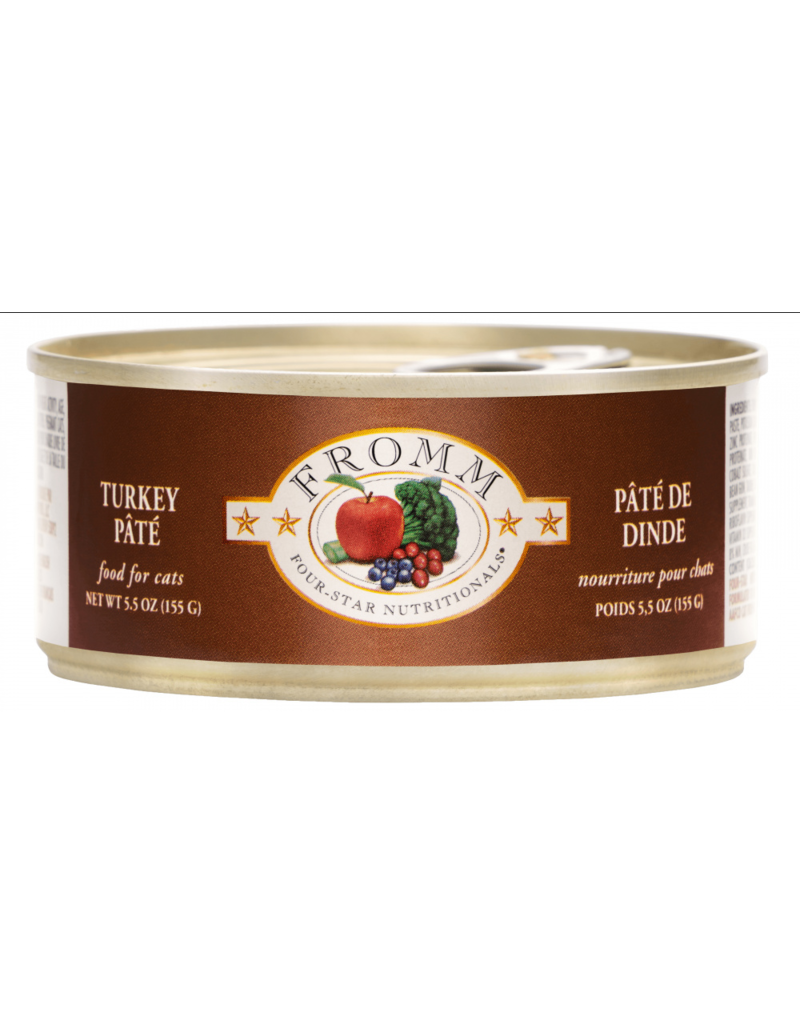 Fromm Fromm Four Star Canned Cat Food Turkey Pate 5.5 oz single
