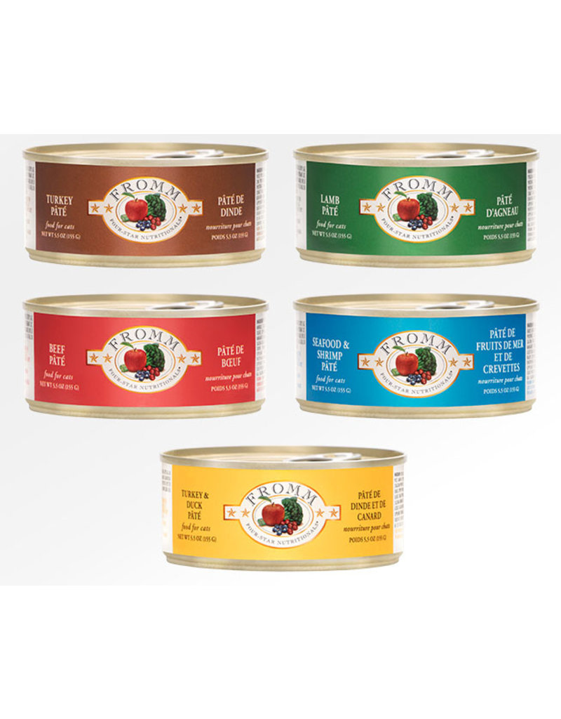 Fromm Fromm Four Star Canned Cat Food | Turkey Pate 5.5 oz CASE