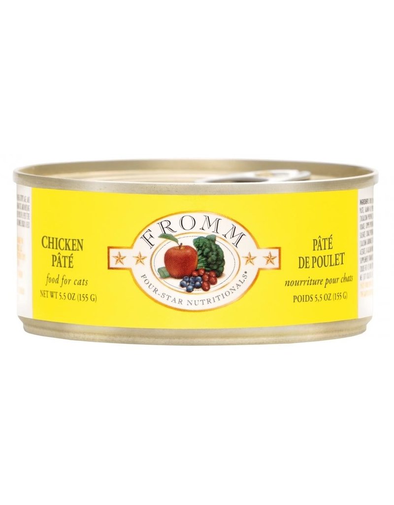 Fromm Fromm Four Star Canned Cat Food Chicken Pate 5.5 oz single