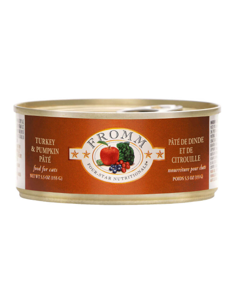 Fromm Fromm Four Star Canned Cat Food Turkey & Pumpkin Pate 5.5 oz single