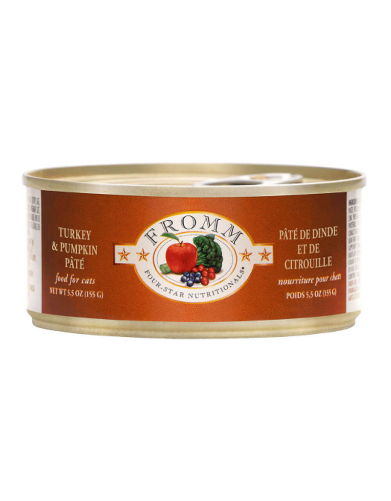 Fromm Fromm Four Star Canned Cat Food | Turkey & Pumpkin Pate 5.5 oz CASE