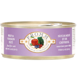 Fromm Fromm Four Star Canned Cat Food | Beef & Venison Pate 5.5 oz CASE