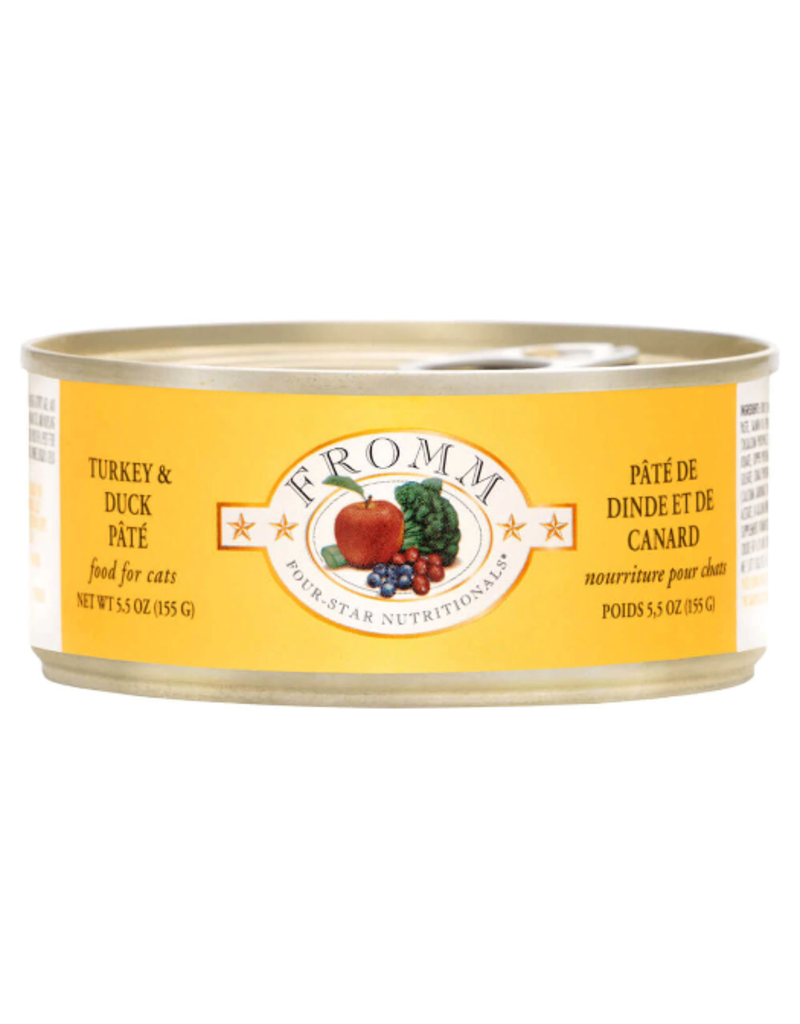 Fromm Fromm Four Star Canned Cat Food | Turkey & Duck Pate 5.5 oz