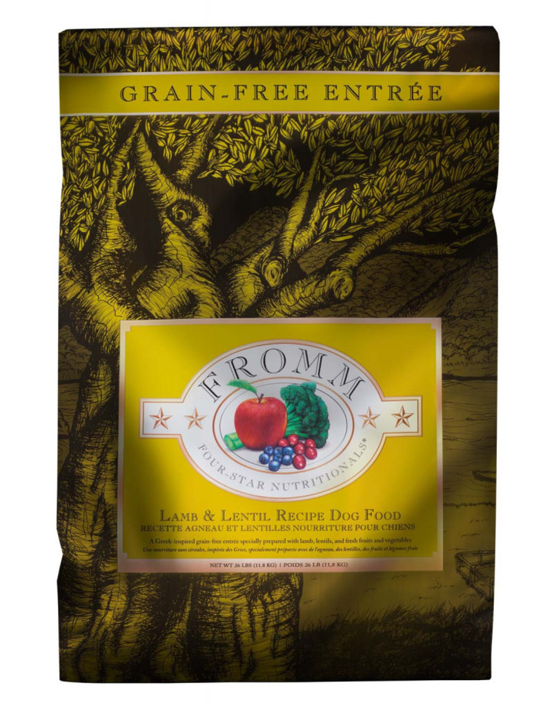 Fromm Fromm Four Star Grain Free Dog Kibble Lamb & Lentils 26 lb