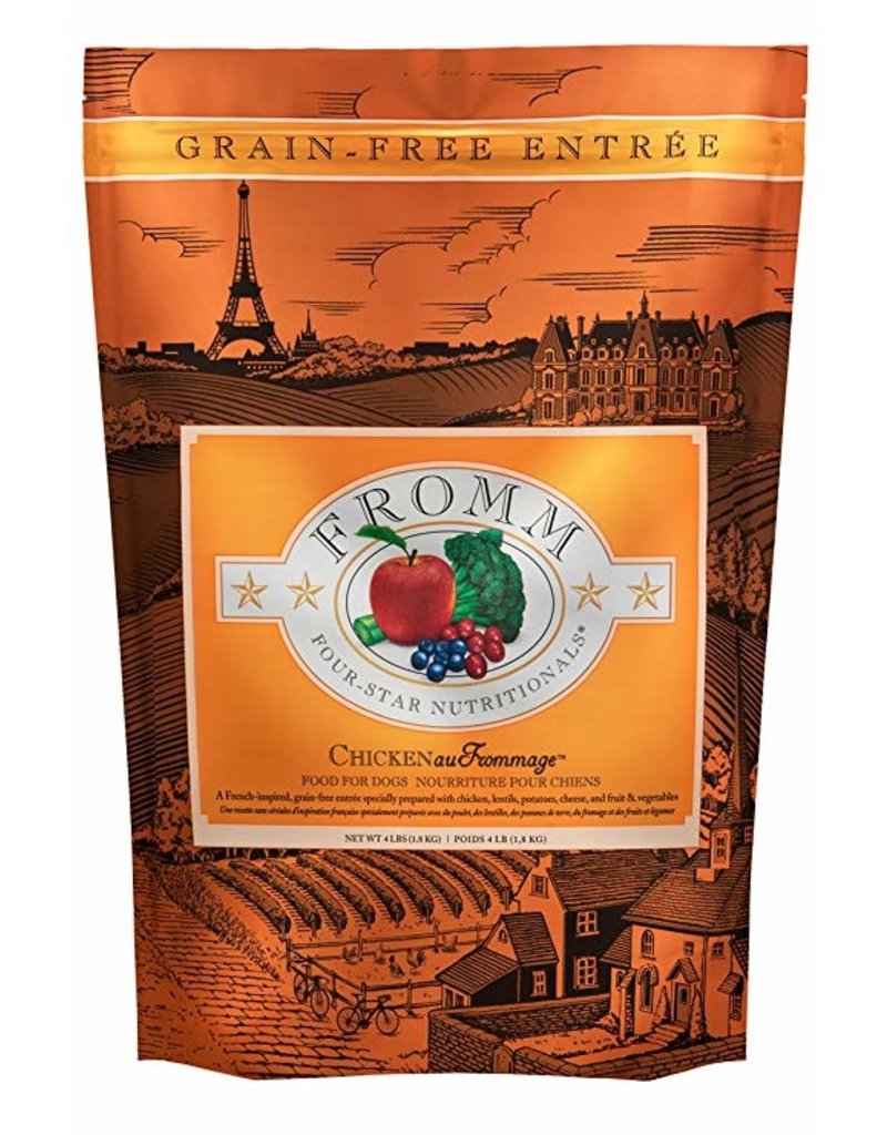 Fromm Fromm Four Star Grain Free Dog Kibble Chicken Au Frommage 4 lb