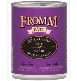 Fromm Fromm Gold Canned Dog Food CASE Duck a La Veg Pate 12.2 oz