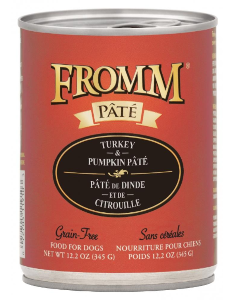 Fromm Fromm Gold Canned Dog Food | Turkey & Pumpkin Pate 12.2 oz CASE