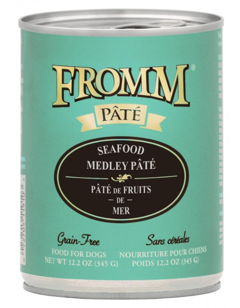 Fromm Fromm Gold Canned Dog Food | Seafood Medley Pate 12.2 oz CASE