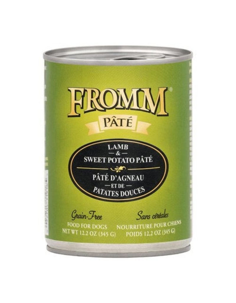 Fromm Fromm Gold Canned Dog Food | Lamb & Sweet Potato Pate 12.2 oz CASE