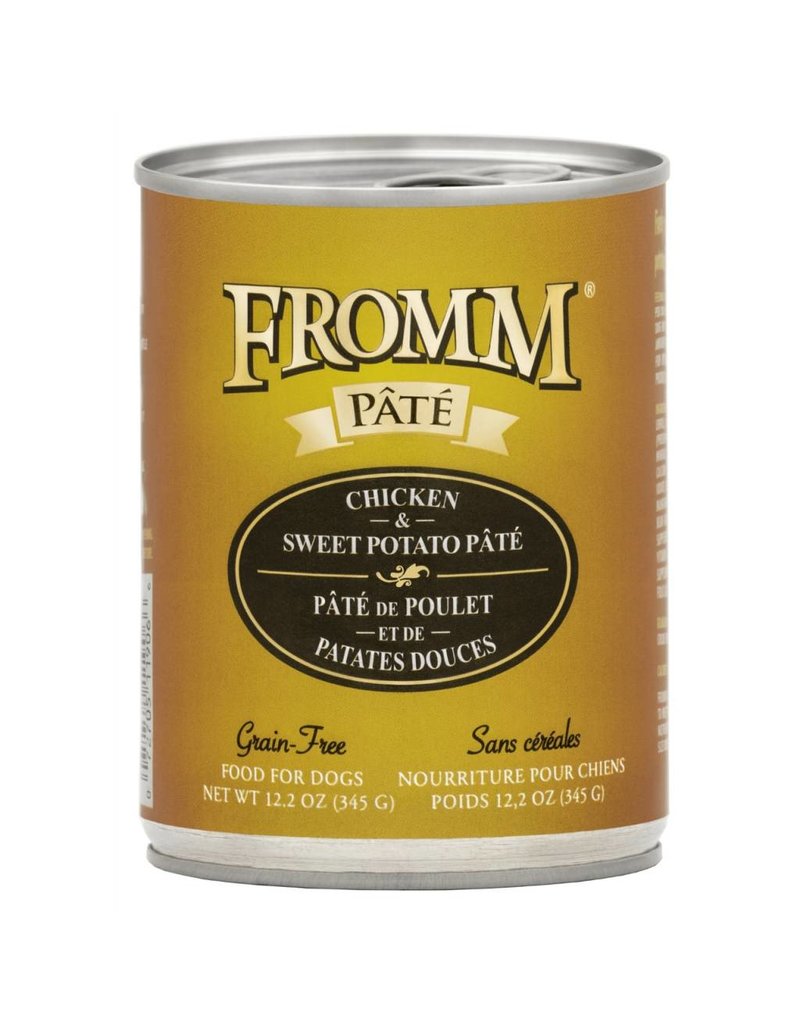 Fromm Fromm Gold Canned Dog Food | Chicken & Sweet Potato Pate 12.2 oz