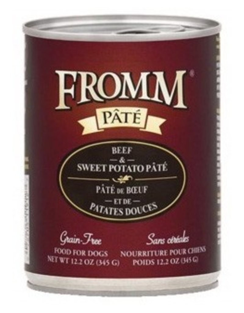 Fromm Fromm Gold Canned Dog Food | Beef & Sweet Potato Pate 12.2 oz