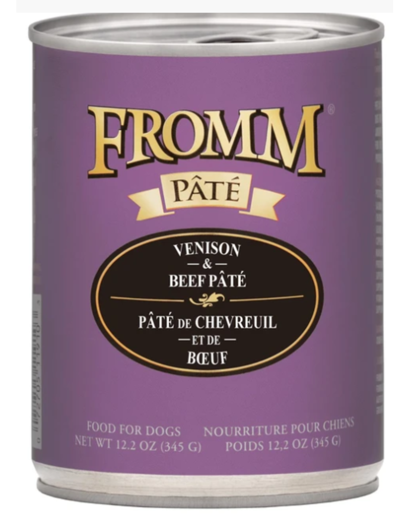 Fromm Fromm Gold Canned Dog Food | Venison & Beef Pate 12.2 oz