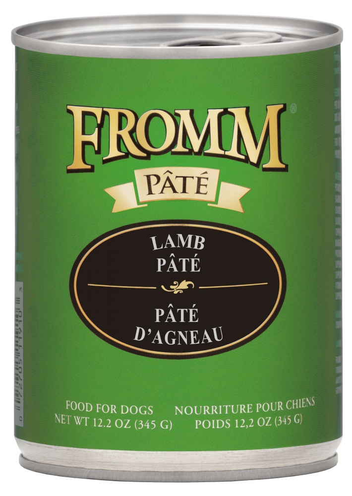 Fromm Gold Canned Dog Food Lamb Pate 12.2 oz single - The Pet