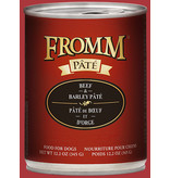 Fromm Fromm Gold Canned Dog Food | Beef & Barley Pate 12.2 oz CASE