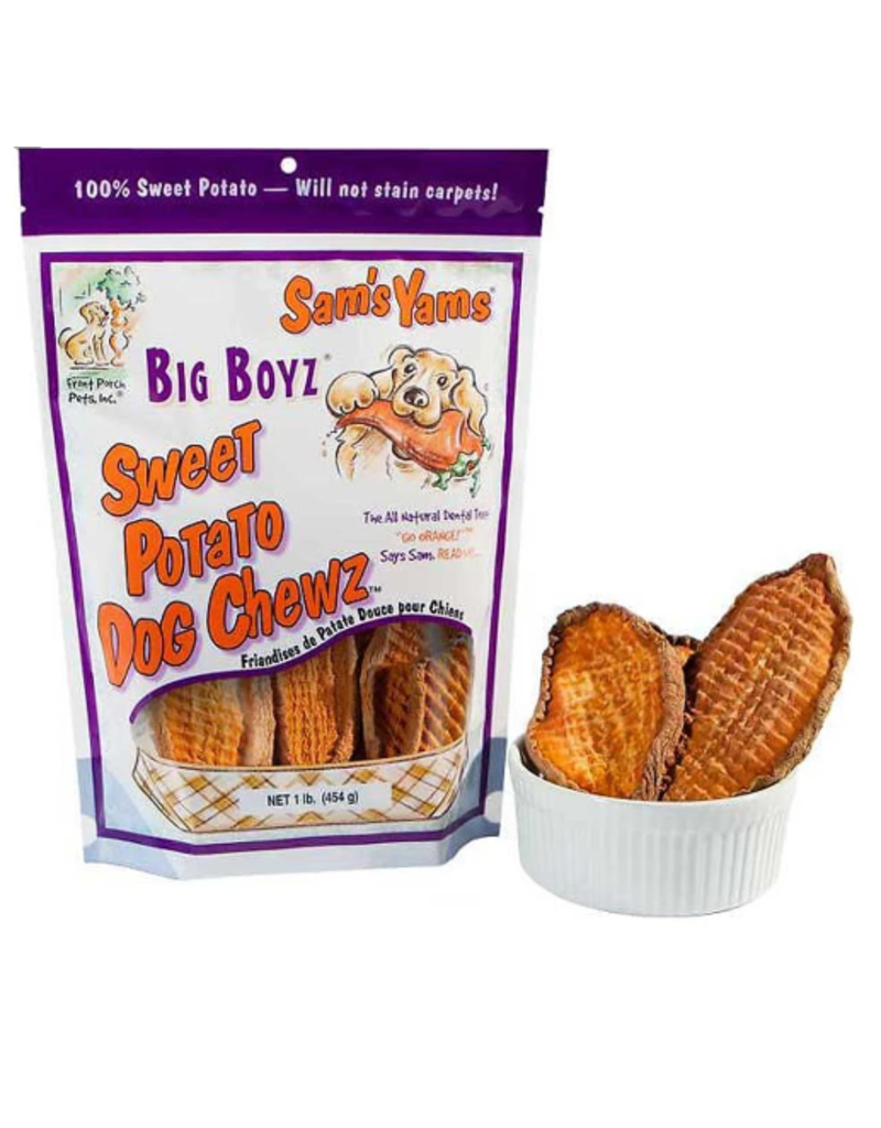 Front Porch Pets Sam's Yams Sweet Potato Chews Big Boyz 1 lb