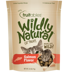 Fruitables Fruitables Wildly Natural Cat Treats | Wild Caught Salmon Flavor 2.5 oz