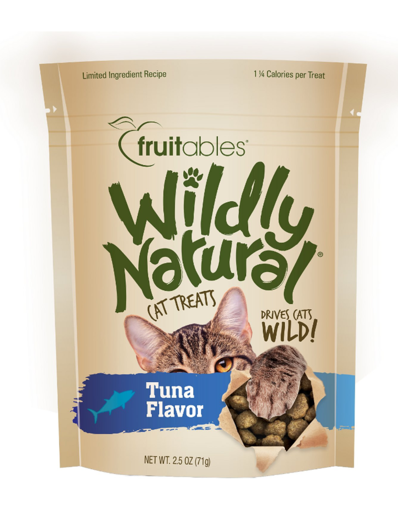 Fruitables Fruitables Wildly Natural Cat Treats Wild Caught Tuna Flavor 2.5 oz