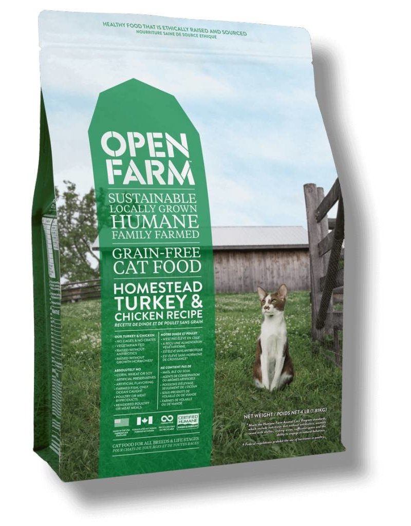 Open Farm Open Farm GF Cat Kibble Turkey & Chicken 4 lb