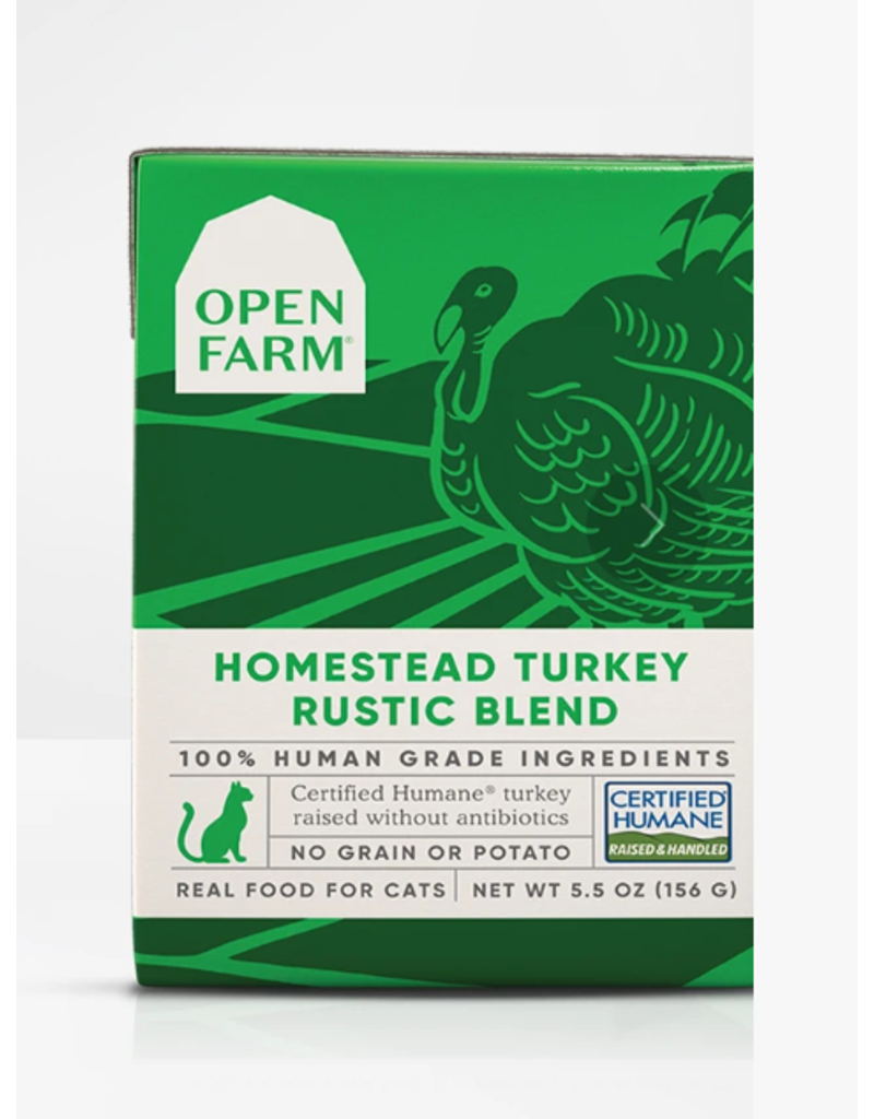 Open Farm Open Farm Cat Rustic Blend Turkey 5.5 oz CASE
