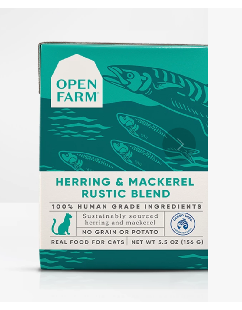 Open Farm Open Farm Cat Rustic Blend Herring & Mackerel 5.5 oz CASE