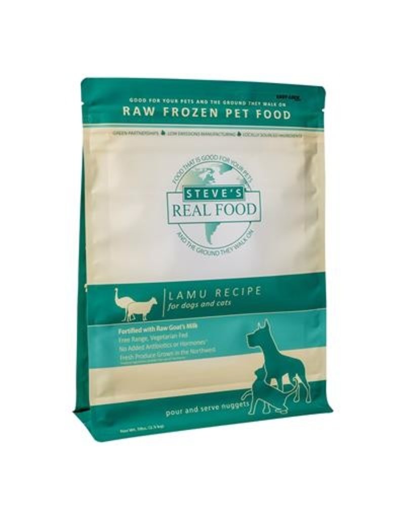 Steve's Real Food Steve's Real Food Frozen B.A.R.F Style Dog & Cat Patties Lamu 20 lbs (*Frozen Products for Local Delivery or In-Store Pickup Only. *)