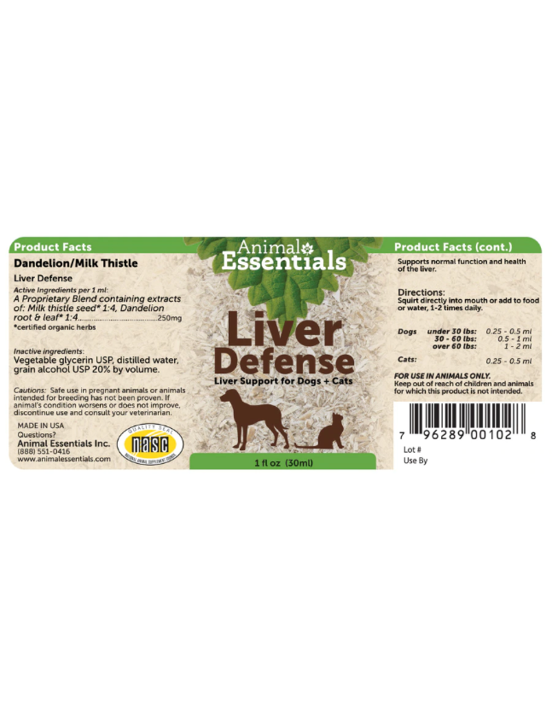 Animal Essentials Animal Essentials Supplements | Liver Defense 2 oz