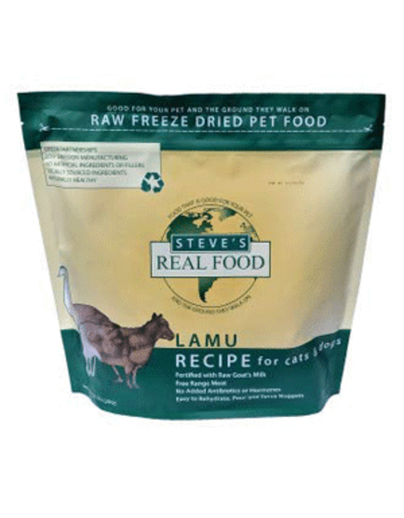 Steve's Real Food Steve's Real Food Freeze Dried Dog Food Lamu 20 oz