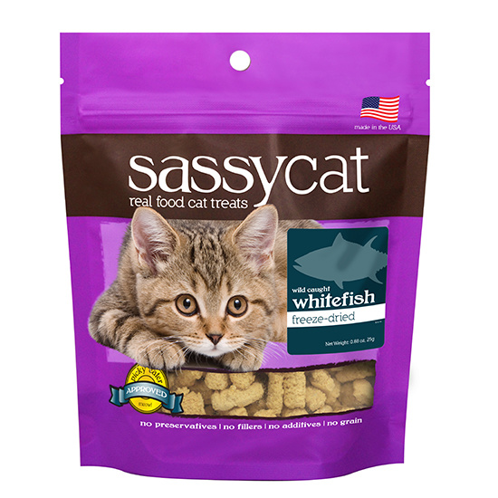 Herbsmith Sassy Cat Freeze Dried Cat Treats Whitefish -The Pet