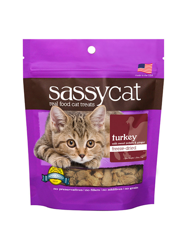 Herbsmith Herbsmith Sassy Cat Freeze Dried Cat Treats Turkey 1.25 oz