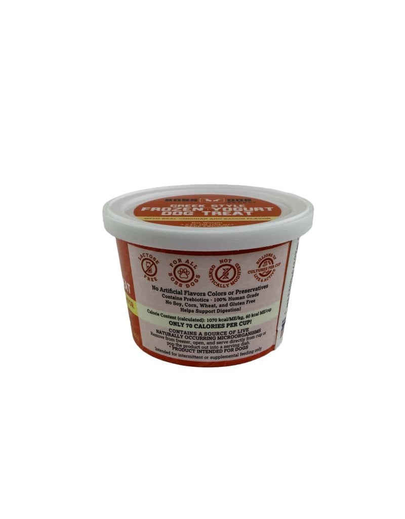 Boss Dog Brand Boss Dog Brand Greek Style Frozen Yogurt | Cheddar & Bacon 4 Cups 14 oz ( *Frozen Products for Local Delivery or In-Store Pickup Only. *)