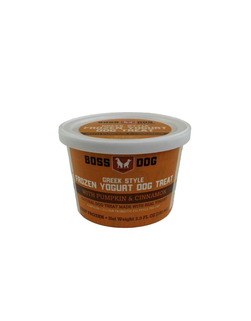 Boss Dog Brand Boss Dog Brand Greek Style Frozen Yogurt | Pumpkin & Cinnamon 4 Cups 14 oz (*Frozen Products for Local Delivery or In-Store Pickup Only. *)