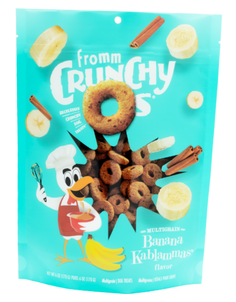 Fromm Fromm Crunchy-O's Dog Treats | Multigrain Banana Kablammas 6 oz