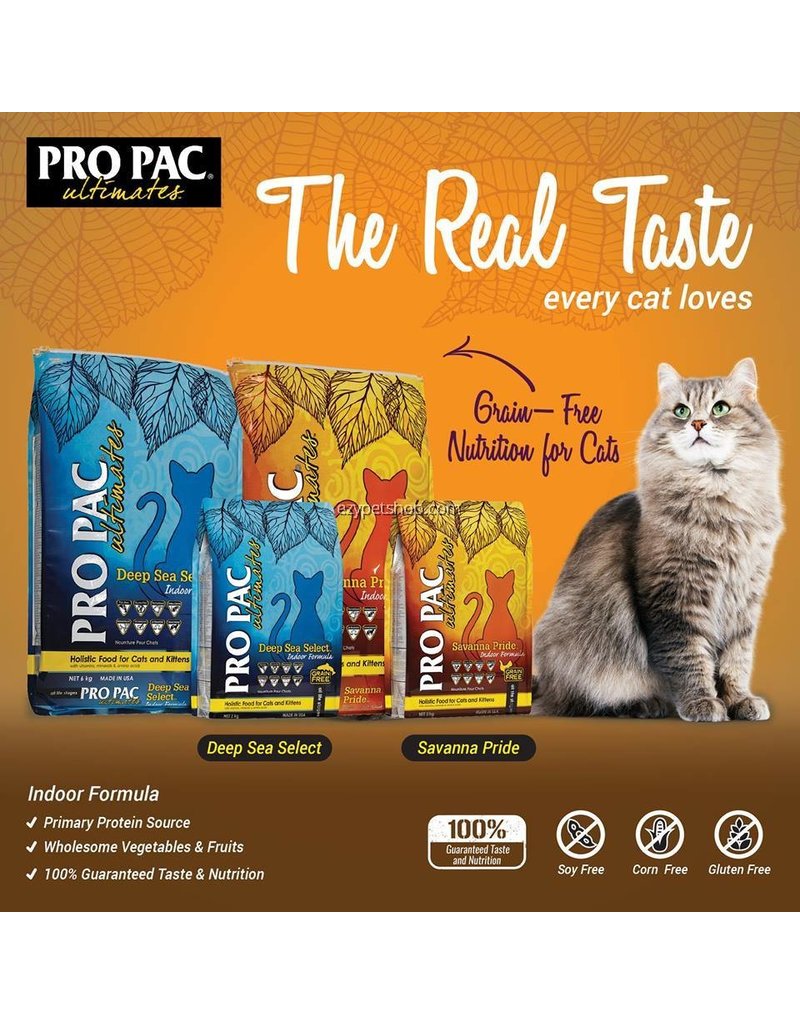 Pro Pac Ultimates Cat Kibble Deep Sea Select 14 lb - The ...