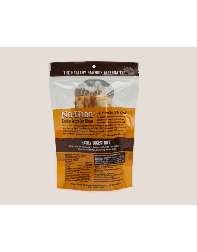 Earth Animal Earth Animal No Hide Dog Chews Chicken 7 in 2 pk (4.2 oz)