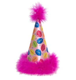 Huxley & Kent Huxley & Kent Party Hat Party Time Pink Large