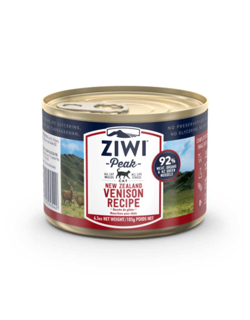 Ziwipeak ZiwiPeak Canned Cat Food Venison 6.5 oz CASE