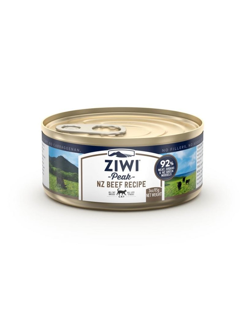 Ziwipeak ZiwiPeak Canned Cat Food Beef 3 oz CASE