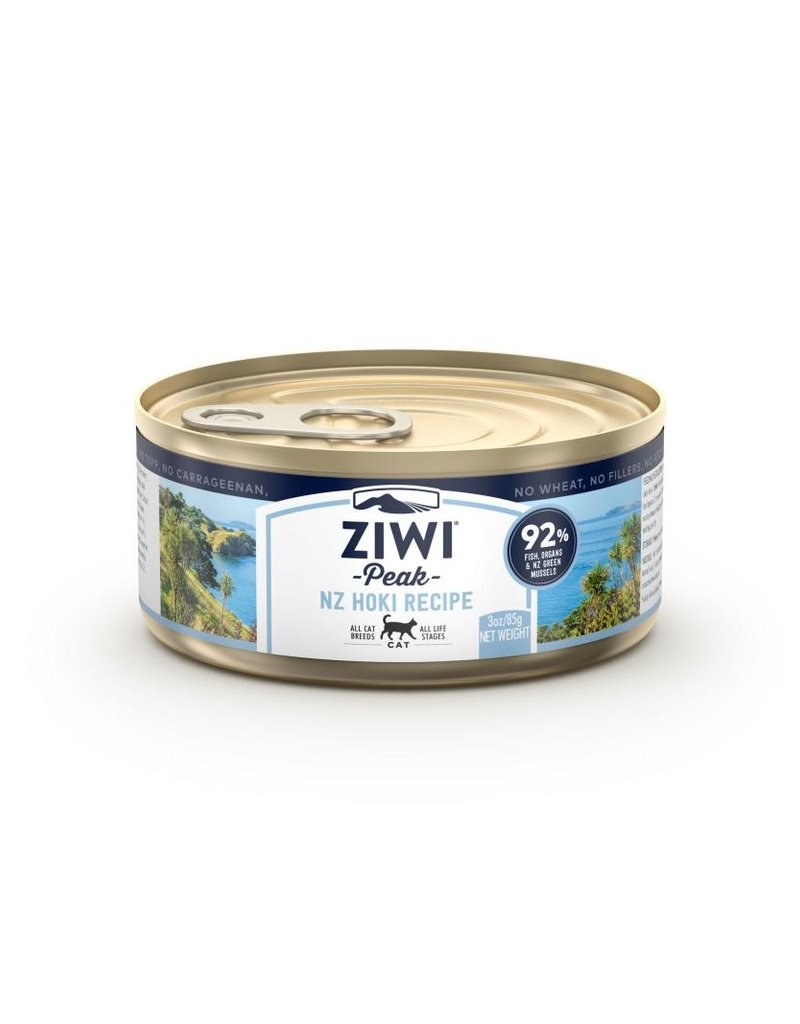 Ziwipeak ZiwiPeak Canned Cat Food Hoki 3 oz CASE