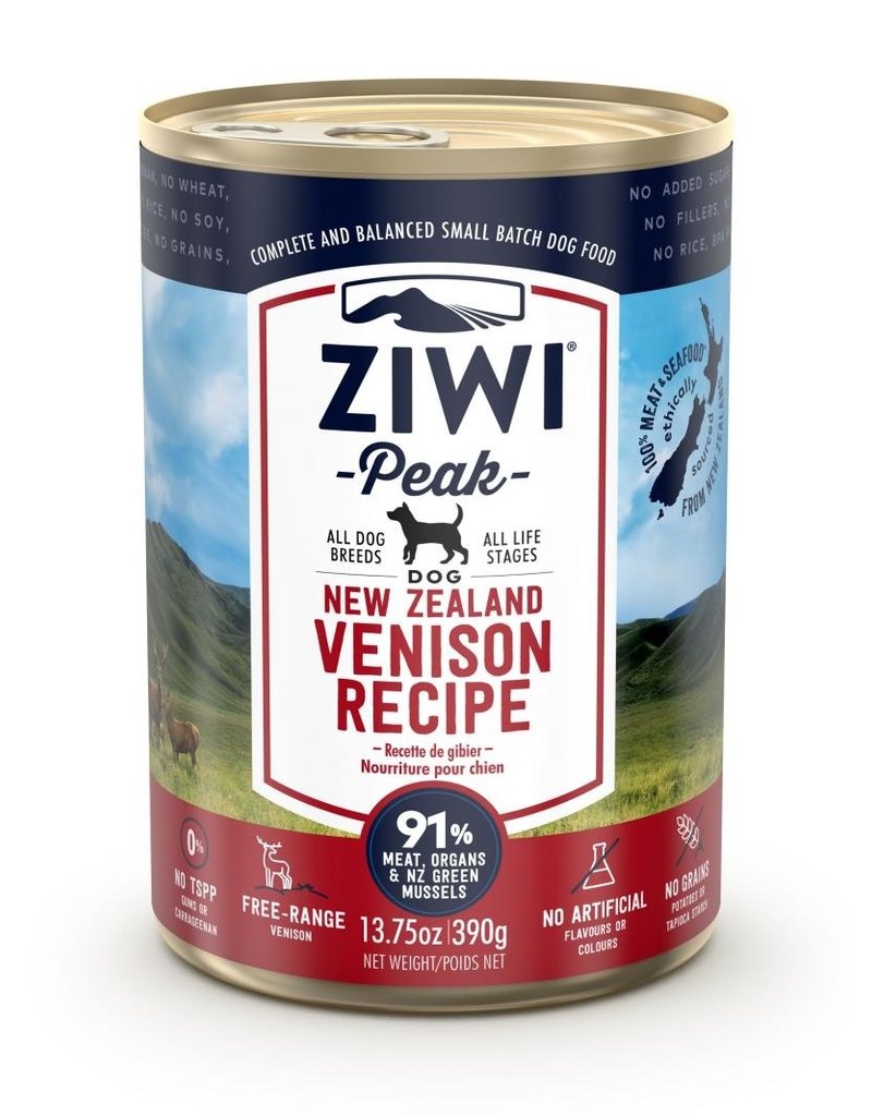 Ziwipeak ZiwiPeak Canned Dog Food Venison 13.75 oz CASE
