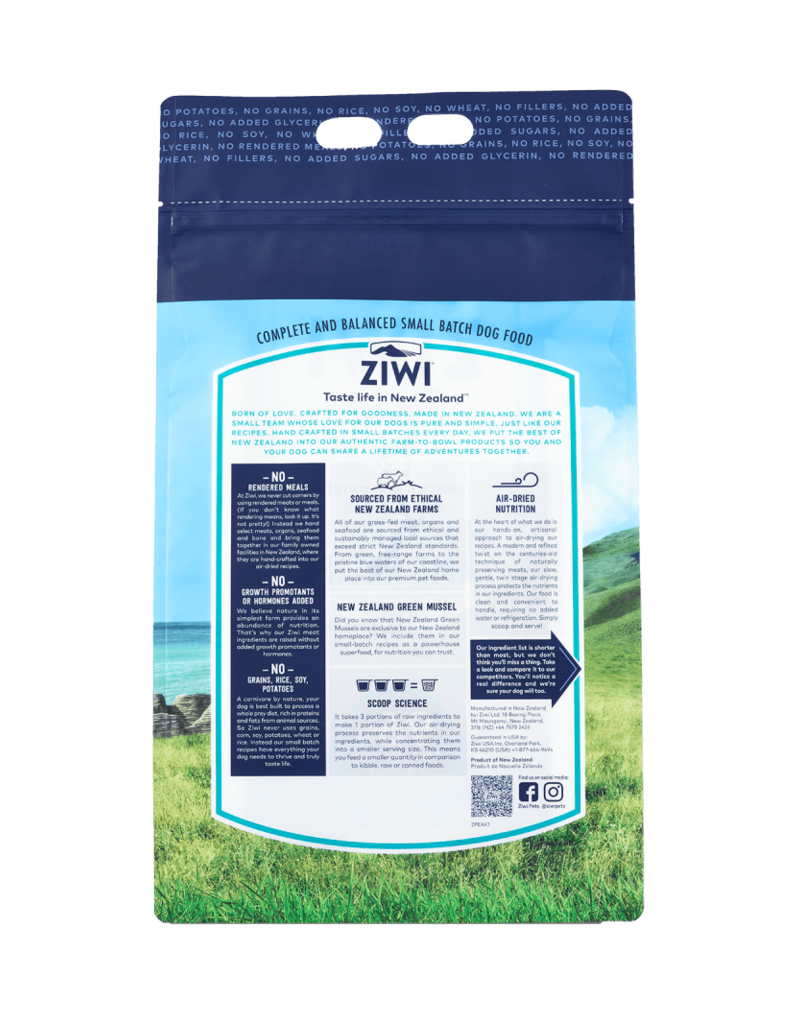 Ziwipeak ZiwiPeak Air-Dried Dog Food Mackerel & Lamb 5.5 lb