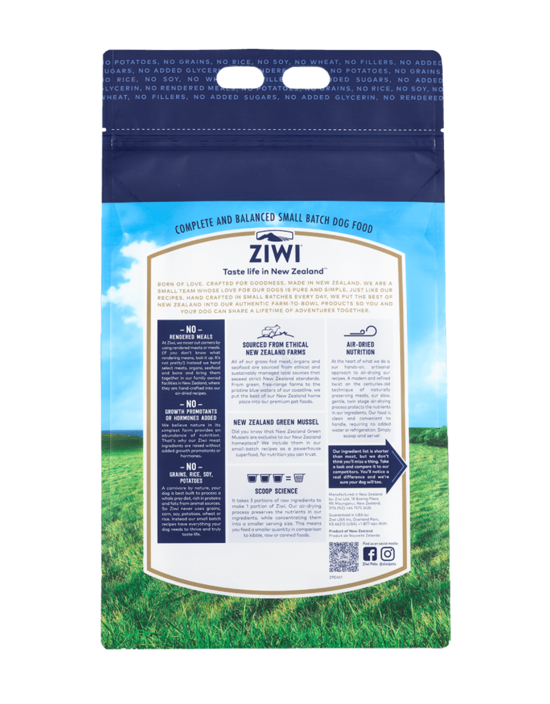 Ziwipeak ZiwiPeak Air-Dried Dog Food Beef 1 lb