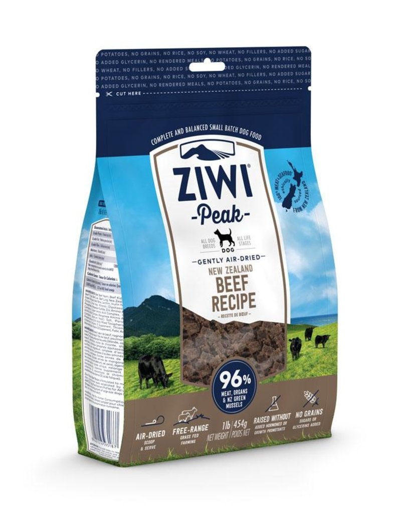 Ziwipeak ZiwiPeak Air-Dried Dog Food Beef 1 lb