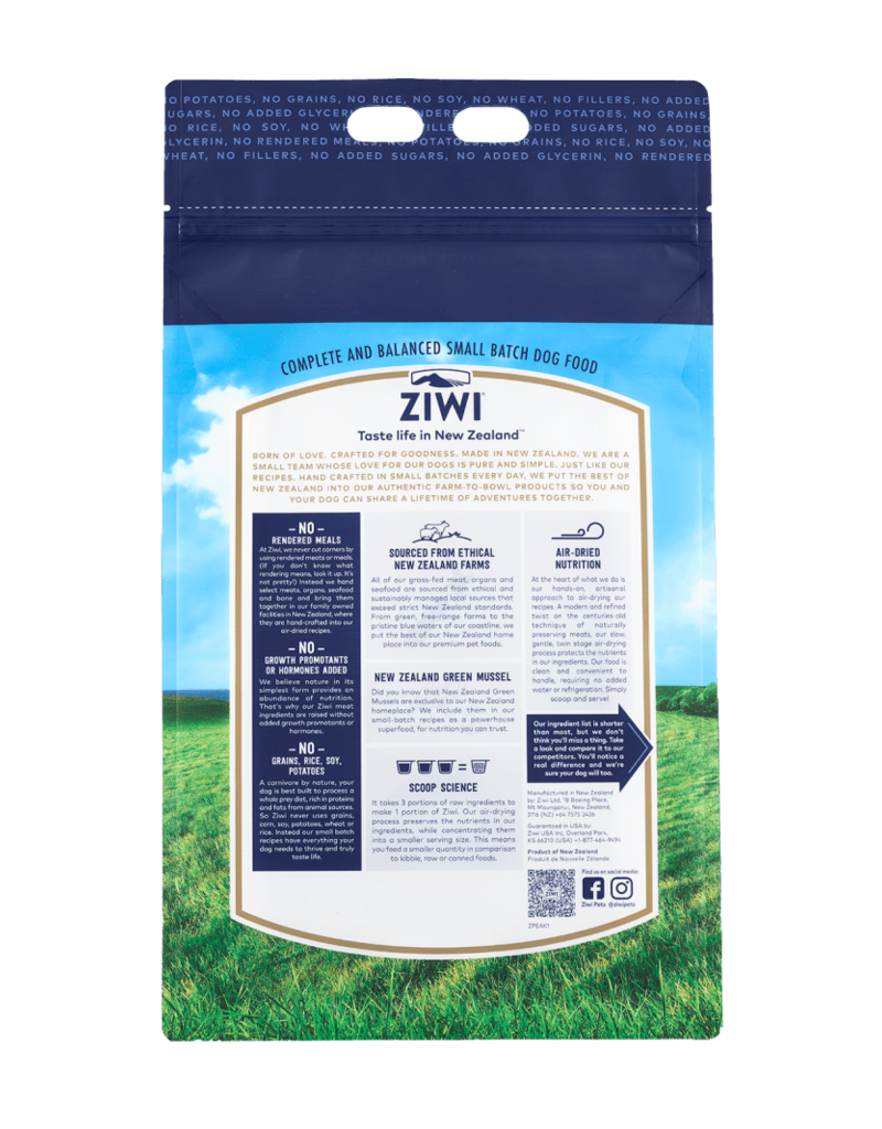 Ziwipeak ZiwiPeak Air-Dried Dog Food Beef 5.5 lb