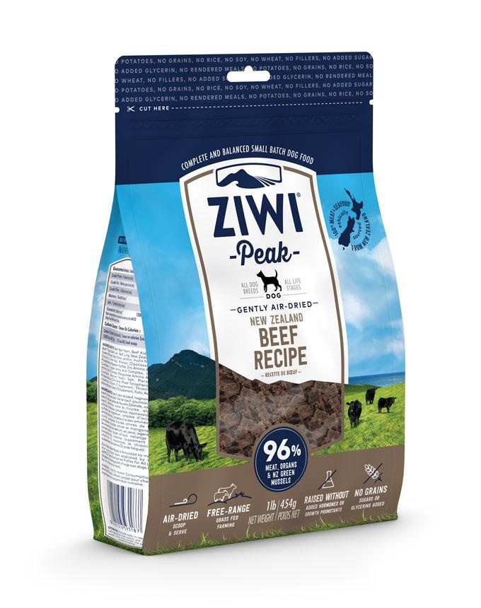Ziwi Peak Air-Dried Dog Food, Beef 2.2 lbs - The Pet Beastro
