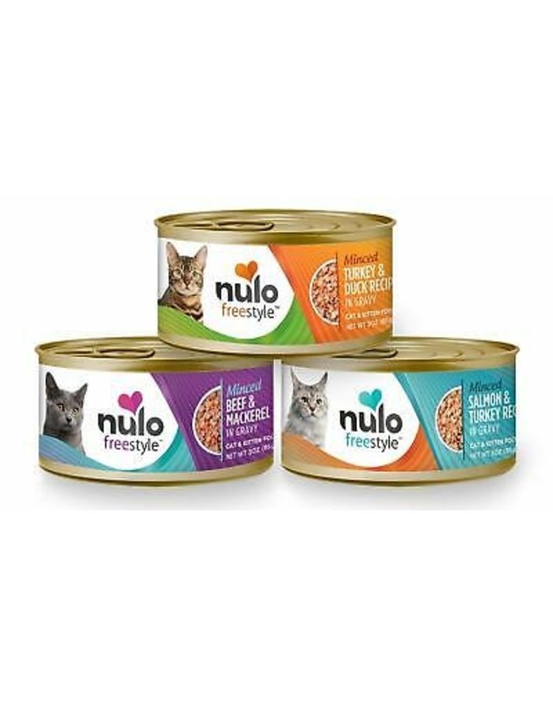 Nulo Nulo FreeStyle Canned Cat Food | Shredded Turkey & Halibut 3 oz CASE