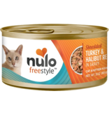 Nulo Nulo FreeStyle Canned Cat Food | Shredded Turkey & Halibut 3 oz CASE