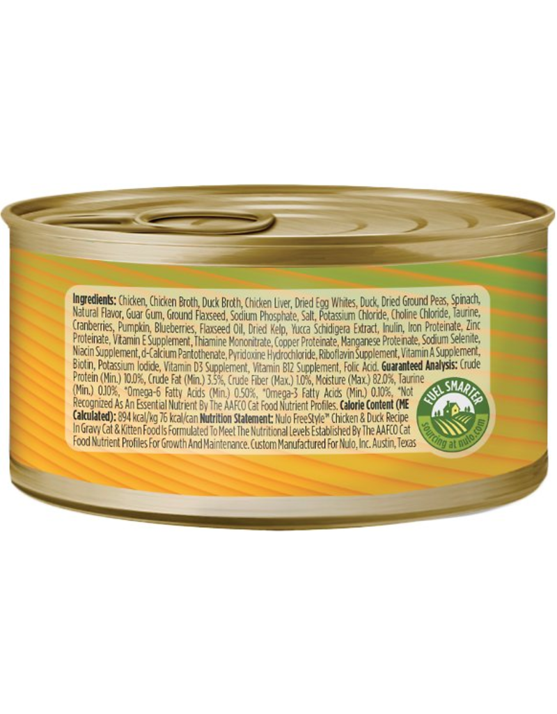Nulo Nulo FreeStyle Canned Cat Food | Shredded Chicken & Duck 3 oz CASE