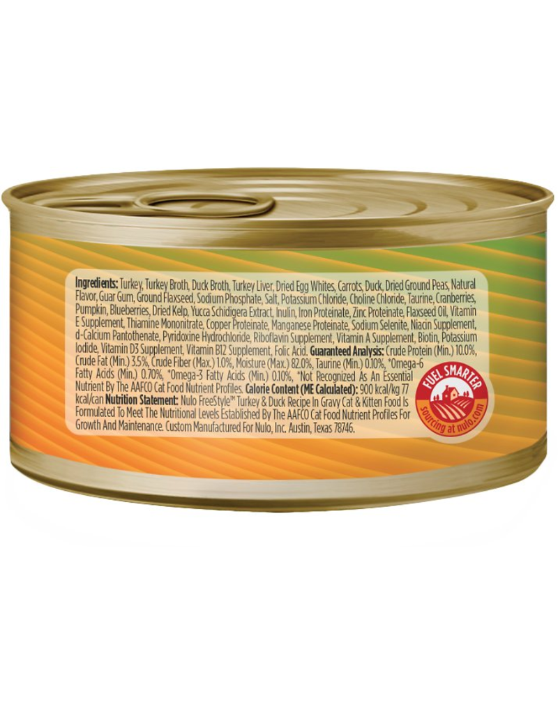 Nulo Nulo FreeStyle Canned Cat Food | Minced Turkey & Duck 3 oz single